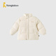 童泰（TONGTAI）寶寶羽絨服冬季嬰兒加厚衣服外出立領(lǐng)外套三防鴨絨上衣白色90cm