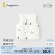 童泰（TONGTAI）嬰兒馬甲春秋純棉寶寶衣服兒童家居服內(nèi)衣男女童上衣開衫背心 藍(lán)色 66 cm