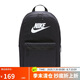 耐克NIKE雙肩包中性電腦包旅行HERITAGE休閑包書包 DC4244-010黑中