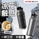 恩爾美（nRMEi）鈦杯保溫杯大容量保冷杯男士外出便攜式戶(hù)外運動(dòng)健身水壺杯子