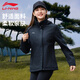 李寧（LI-NING）風衣女款秋季新款外套時尚舒適防風透氣簡約百搭連帽運動風衣