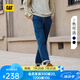 CAT卡特牛仔褲男士戶外休閑車線設(shè)計柔軟工裝褲水洗牛仔長褲輕戶外 靛藍 32