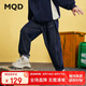 馬騎頓（MQD）男童秋季新品中大童學(xué)院風(fēng)百搭休閑牛仔褲 原牛仔色 140