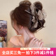 伊黛兒網(wǎng)紗蝴蝶結(jié)發(fā)夾抓夾女高級(jí)感2025新款鯊魚夾春夏后腦勺發(fā)夾女頭飾 F3358網(wǎng)紗蝴蝶結(jié)抓夾