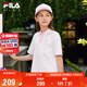 FILA【液氨整理】斐樂(lè)兒童短袖t恤2025夏季POLO衫中大童上衣