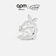 APM Monaco[楊紫同款]單只珍珠花朵耳夾設(shè)計感耳飾生日限定款七夕禮物 單只珍珠花朵耳夾