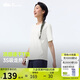 蕉下（beneunder）安心品質(zhì)t恤女短袖吸汗速干背后鏤空寬松DR962霜奶白M