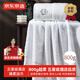 京東京造 800g超厚臻柔浴巾 五星級(jí)酒店A類(lèi)成人加大加厚浴巾 單條 臻白