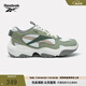 Reebok銳步官方24新款男女FLUFFI PUFF CN經(jīng)典復(fù)古時尚運動休閑鞋 24FRC913U1GL5 灰綠色/本白 42