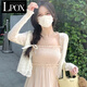 LPOX套裝女兩件套2025年新款女士夏季衣服新款防曬披肩木耳邊吊帶裙 披肩【單件】 M 100-110斤