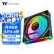 Thermaltake（Tt）鋼影 透S 12 ARGB 機箱風扇（ARGB無限鏡風扇*1/主板同步/減震設計/PWM智能溫控） 正轉(zhuǎn) 黑色