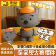 呆呆灰太狼手辦公仔桌面擺件玩具可愛創(chuàng)意玩偶車載裝飾生日禮物男 呆呆灰太狼【袋裝】 高6.2*寬4.2，重35克