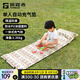 探路者（TOREAD）充氣床墊 防潮墊戶外露營地墊公園沙灘便攜舒適充氣墊 灰?guī)r綠/印花 均碼