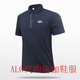 ALO YOGA男士翻領(lǐng)短袖T恤夏季戶(hù)外運動(dòng)速干衣彈力冰絲無(wú)痕透氣POLO衫 深藍 2XL