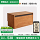 家逸（JIAYI）實木組合電視柜落地客廳斗柜模塊柜儲物柜書柜收納柜小戶型矮柜 單抽柜櫻桃木色-單個