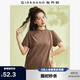 佐丹奴T恤女純棉親膚氣質(zhì)小衫女舒適寬松小高領(lǐng)t恤女短袖05322396