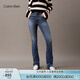 Calvin KleinJeans25春夏新款女士復(fù)古懷舊風(fēng)ck微彈高腰微喇牛仔褲47B947G VRN-牛仔淺藍(lán) 26