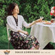 珂萊蒂爾[100桑蠶絲]夏季新款舒適透氣百搭披肩短外套女 本白 L