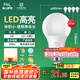 FSL佛山照明LED燈泡節(jié)能燈大螺口球泡5W黃光3000K5只裝