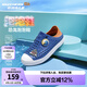 Skechers斯凱奇兒童鞋一腳蹬包頭涼鞋夏季男女洞洞鞋中大童沙灘鞋308310L 男童/藍(lán)色/橘色/BLOR 36