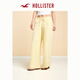 HOLLISTER25春夏baggy慵懶歐若風(fēng)運(yùn)動(dòng)衛(wèi)褲長褲女裝KI347-5022 黃色 M (74A)短版