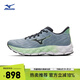 美津濃（MIZUNO）25年新款 運(yùn)動(dòng)鞋男女跑步鞋透氣緩震回彈慢跑鞋WAVE SKY 8