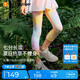 moodytiger【仙女家族】女童緊身褲涼感防曬25年夏季新品高彈速干兒童七分褲