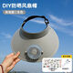 途尊新款太陽(yáng)能風(fēng)扇帽子USB充電休閑時(shí)尚空頂男女戶(hù)外活動(dòng)遮陽(yáng)防曬帽 灰色【USB模式】送DIY貼紙