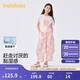 巴拉巴拉女童短袖套裝夏季兒童2025夏裝中大童兩件套速干舒適208225119010