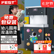 FEST幼兒園飲水機(jī)商用直飲機(jī)凈水器兒童用燒水機(jī)開水器恒溫防燙直飲水機(jī)凈飲機(jī)學(xué)校托兒所早教托管班 雙溫觸控款丨五級超濾丨可供60-150人