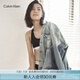Calvin Klein內(nèi)衣【明星同款摩登引力帶】女士ck輕運(yùn)動(dòng)工字美背文胸QF3785AD 001-太空黑 M 推薦75B-85A