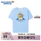Skechers斯凱奇哆啦A夢(mèng)聯(lián)名款 男女童夏季透氣限定短袖L325K083