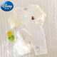 迪士尼（Disney）夏季薄款嬰兒衣服新生兒連體衣睡衣和尚服哈衣爬服初生蝴蝶衣 嬰兒夏(蝴蝶哈衣)熊寶貝黃 73碼(38月)