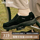 斯凱奇（Skechers）男鞋冬季保暖懶人一腳蹬健步鞋休閑棉鞋防滑耐磨通勤商務(wù)鞋204403