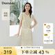 朵以（Duoyi）2025夏季新款小香風(fēng)氣質(zhì)優(yōu)雅黃色復(fù)古繡花短款開衫半身裙套裝 杏底黃花 S