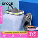 卡駱馳crocs洞洞鞋貝雅卡駱班輕便耐磨一腳蹬休閑鞋|205089 石板灰/青檸綠-0GX 41 /42(260mm)
