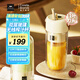 World Kitchen康寧榨汁機(jī)雙層玻璃杯身12葉304不銹鋼刀頭充電小型旅行便攜榨汁杯多功能果汁機(jī)