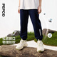 小豬班納（PEPCO）【7A抗菌】2025夏季新款柔軟精梳棉褲子中大童男童長褲運(yùn)動褲 經(jīng)典藍(lán) 160