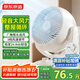 京東京造 [小云朵」空氣循環(huán)扇 廣角搖頭電風扇家用節(jié)能桌面/臺式小風扇空調(diào)伴侶輕音大風量四季循環(huán)白色款