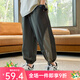 BABYBODY男童春秋工裝褲長(zhǎng)褲2025新款中大童夏裝帥氣運(yùn)動(dòng)褲韓版炸街休閑褲 X23167-軍綠 170 【建議160-165cm】