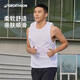 迪卡儂跑步運動快干男士背心 KALENJI RUN DRY 白色 2504712 M