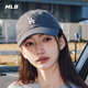 MLB官方虞書欣同款男女運動棒球帽百搭鴨舌帽遮陽CP77 洛杉磯道奇隊/炭灰色 均碼