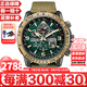 西鐵城（CITIZEN）光動能藍天使空中之鷹系列藍寶石鏡面多局電波多功能防水夜光手表 空中之鷹JY8074-11X