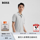 BOSS【100%棉 珠地布】男士夏高爾夫運(yùn)動(dòng)短袖Polo衫 052-灰色 M
