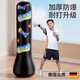 法·瑪莎 FAV MARTHA德國(guó)品質(zhì)兒童不倒翁拳擊家用沙袋拳擊柱拳靶小孩解壓訓(xùn)練器材沙包 [1.2米黑色]加厚防爆/送充氣泵