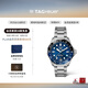 泰格豪雅TAG Heuer【明星同款】瑞士手表競潛系列天文臺(tái)認(rèn)證GMT兩地時(shí)機(jī)械 WBP5114.BA0013