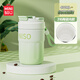 名創(chuàng)優(yōu)品（MINISO）保溫杯陶瓷內(nèi)膽316L不銹鋼水杯咖啡杯男女生便攜杯子 繽果綠400ml