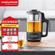 摩飛電器（Morphyrichards）養(yǎng)生壺電水壺迷你家用煮茶器煮茶壺 全自動(dòng)多功能熱水燒水壺花茶壺便攜小型一體式保溫養(yǎng)生杯 灰色+萃取籃 0.5L