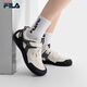 斐樂（FILA）官方女鞋運動鞋2025秋季新款彩石鞋薄底鞋休閑鞋德訓鞋 甜玉米黃/黑-SB 36