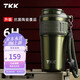 TKK咖啡杯保溫杯陶瓷覆層內(nèi)膽保冷水杯大容量不銹鋼車(chē)載男士泡茶杯子